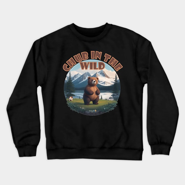 chub bear Crewneck Sweatshirt by AOAOCreation